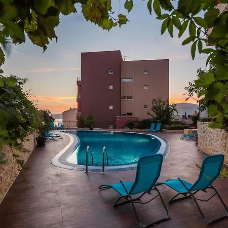 شقة Luxury Okrug Gornji With Sea View And Pool